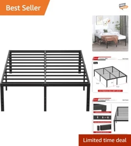 Heavy Duty King Bed Frame with Ample Storage - Quick Assembly, No Box Spring - Picture 1 of 11
