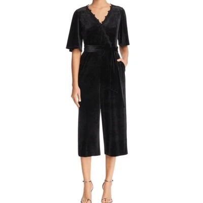 LE GALI NUEVO Mono Para Mujer Essie Terciopelo Cinturón Encaje Recortado TEDO Foto 1 de 2