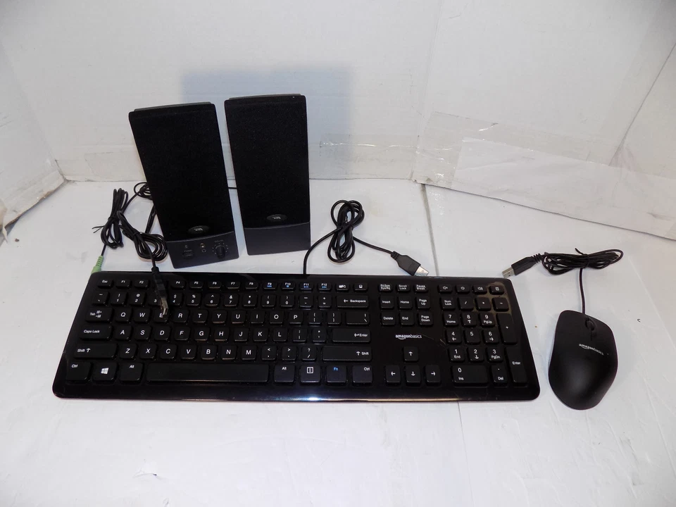 USB Keyboard Mouse and Speakers Bundle 2 - Image 1 of 1