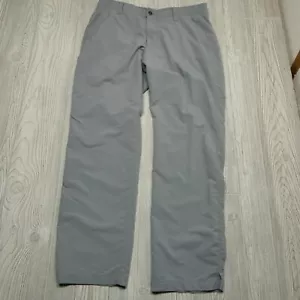 Under Armour Golfhose Erwachsene Größe 36x32 grau leicht Polyester Stretch Herren - Bild 1 von 7