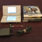 Nintendo DS Lite Handheld System - White (13306461) with three games