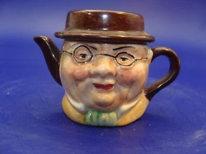 Antique Artone Porcelain Mr. Pickwick England TeaPot~Has Lid~No Chips~1.75x2.75 - Picture 1 of 4