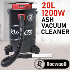 Ash Vacuum Cleaner 20L 1200W RocwooD Fireplace BBQ Stoves Home Workshop