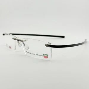 Original Tag Heuer Rimless C-Flex TH 0712 001 Rahmen Carbon Bügel Frankreich - Bild 1 von 24