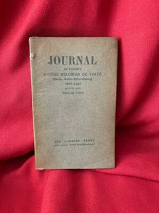 VOGÜE (Eugène-Melchior de) - Journal (1877-1883). Grasset, 1988, broché. - Picture 1 of 3