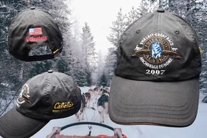 Alaska Iditarod Dog Sled Race 2007 Last Great Race Hat Cap Huskie Nome Cabela's - Picture 1 of 10