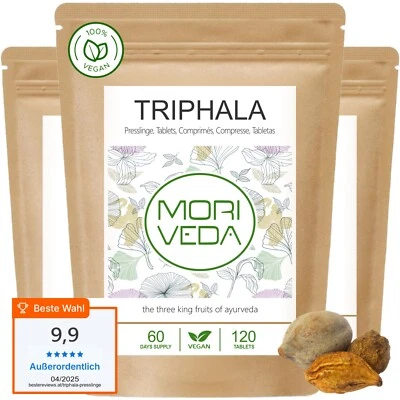 Triphala Tabs 1000mg I 3in1 Kombination für Verdauung I 360Stk. - Bild 1 von 4