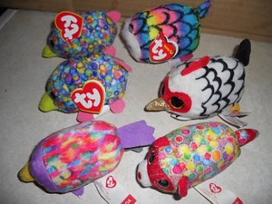 LOT OF TY TEENY TYS (2) HOOTIE & RORY & (4) MCDONALDS HAPPY MEAL TY BEANIES GUC - Picture 1 of 4