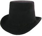 New Black Coachman Hat Halloween Costume Steampunk Victorian Carriage Driver