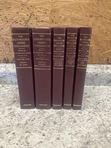 The Expositor's Greek  Testament 5 Volume Hardcover Set W Robertson Nicoll VG - Foto 1 di 11