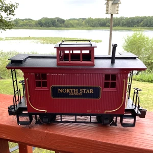 Bachmann Big Haulers G-Scale North Star Express BLT 7-93 Caboose Train Red - Picture 1 of 9