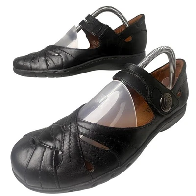 Zapatos Mocasines Rockport Cobb Hill Parker Cuero Negro Mary Janes EE. UU. Mujeres Talla 10N Foto 1 de 4