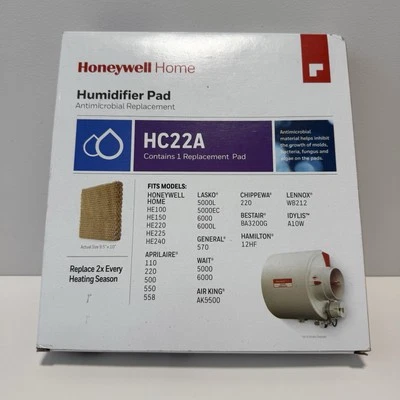 Honeywell HC22A Replacement Antimicrobial Humidifier Filter Pad HE220 HE225 - Image 1 of 4