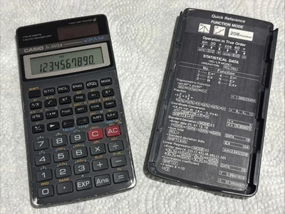 Vintage Casio FX-300SA Scientific Calculator V.P.A.M Solar  Tested #19 - Image 1 of 4