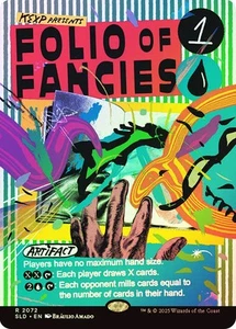 Magic The Gathering MTG FOLIO OF FANCIES FOIL Secret Lair NM - Picture 1 of 1