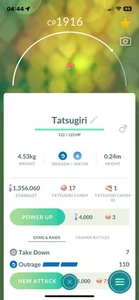 ⭐️Pokemon Go ⭐️#978 Tatsugiri**Curly Form** PVP WildCard**Regional **RARO** - Imagen 1 de 2