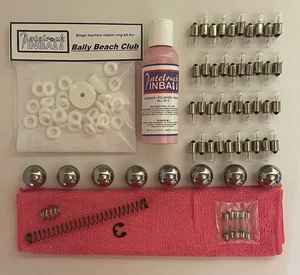 Bally Beach Club Pinball / Bingo Machine Maintenance Tune Up Kit - Picture 1 of 3