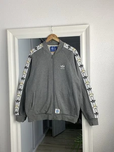 Adidas x Nigo Bear Grey Cotton Jacket Zip Jacket Size:L - Bild 1 von 13
