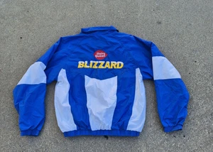 Chaqueta RARA De Colección Dairy Queen Blizzard Cremallera Mediana Años 90 Empleado Patrocinador - Imagen 1 de 5