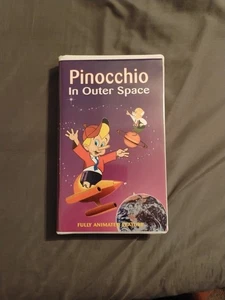 Pinocchio In Outer Space VHS Tape 1992 Fully Animated Feature Promotional Tested - Picture 1 of 9