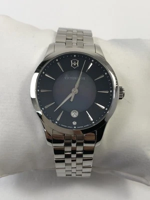Victorinox Alliance Small Quartz Black MOP Dial Steel Ladies Watch 241751 - Image 1 of 4