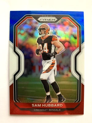 SAM HUBBARD RED WHITE BLUE 2020 PANINI PRIZM BENGALS #52 - Image 1 of 2