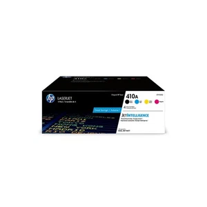 HP Inc. 410A Black Cyan Magenta and Yellow LaserJet Toner Cartridges 24396755 - Afbeelding 1 van 9