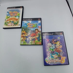 Monster Farm 3 4 5 Lot of 3 PS2 PlayStation 2 Farming Japanese CIB Complete - Picture 1 of 5