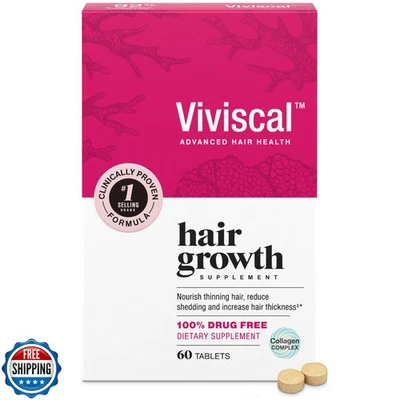 Suplementos para el crecimiento del cabello Viviscal para mujeres para cabello más grueso y lleno, nutrir Foto 1 de 4