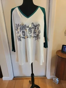 Camiseta de vacaciones St Johns Bay 2X nueva con etiquetas - Imagen 1 de 5