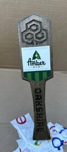 OAKSHIRE AMBER ALE WOODEN CELTIC BEER TAP HANDLE - Picture 1 of 9