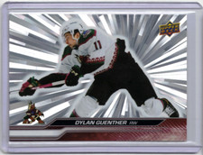 DYLAN GUENTHER 23/24 Upper Deck UD SILVER OUTBURST Card SP #6 Arizona Coyotes