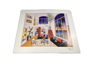 Parkwest Fanch Interior With Three Matisse Artwork Witj COA - Picture 1 of 5