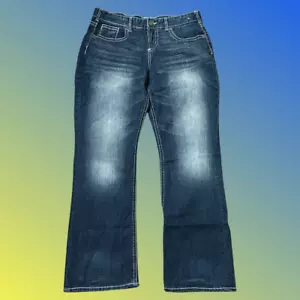 Pantalones de mezclilla Maurices tiro medio bootcut talla 11/12 cintura 34x31 #32 - Imagen 1 de 5