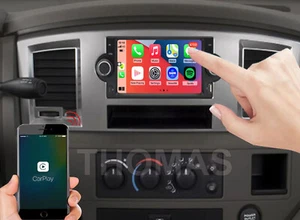 For 2006 2007 2008 DODGE RAM 1500 2500 3500 CarPlay Android 13 Radio GPS SWC BT - Picture 1 of 24