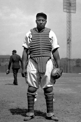 Negro League Josh Gibson PHOTO Homestead Grays Team Star Black Baseball Player Cover