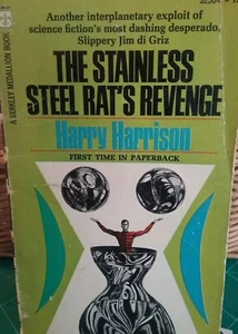 The Stainless Steel Rat's Revenge by Harry Harrison - vintage 1973 sci-fi pb - Imagen 1 de 2