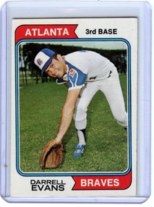 1974 Topps Darrel Evans Atlanta Braves #140 ⭐️👀⭐️ VGEX+ - Picture 1 of 2