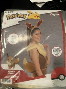 Pokémon Eevee Costume 3 Three Piece Accessory Kit Halloween Costume One Size - Picture 1 of 3