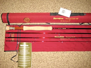 NEW SNOWBEE GRAPHENE PRESTIGE G-XS 9'6" 7WT 4 Piece FLY FISHING ROD Phenomenal - Picture 1 of 3