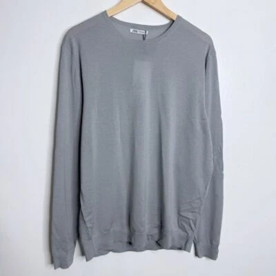 NWT Zara Man 100% Wool Gray Pullover Size X-Large - Image 1 of 4