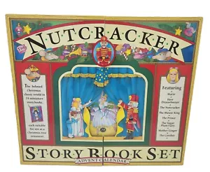 VINTAGE The Schiaccianoci Story Book Set & Ornamenti Calendario dell'Avvento 1993 - Foto 1 di 8