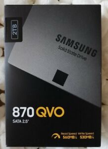 Samsung 870 QVO 2To 2,5" SATA III SSD Interne (MZ-77Q2T0BW) neuf scellé
