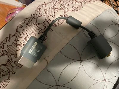Microsoft Audio Adapter X808221-001 For Xbox 360 Gray Grey Very Good 9E - Image 1 of 4