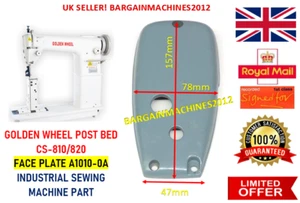 GOLDEN WHEEL POST BED CS-810/820 FACE PLATE INDUSTRIAL SEWING MACHINE PART - Picture 1 of 3