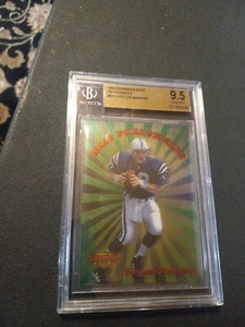 1998 Bowman's Best Performers Peyton Manning Rookie Card Graded BGS 9.5  - Picture 1 of 2