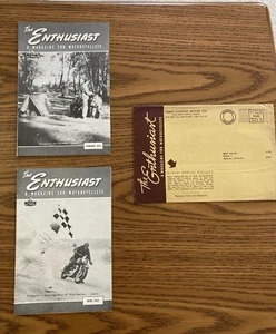 * February April 1953 The Enthusiast Harley Davidson Motorcycle Magazine - Picture 1 of 2