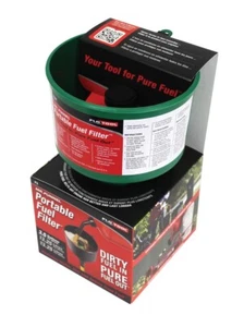 FLOTOOL MR FUNNEL GREEN F3NC FUEL FILTER - PETROL, DIESEL, HEATING OIL, KEROSENE - Picture 1 of 5