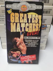 WWF Greatest Matches Ever 1996 VHS Shawn Michael's Ladder Match Coliseum Video - Picture 1 of 3