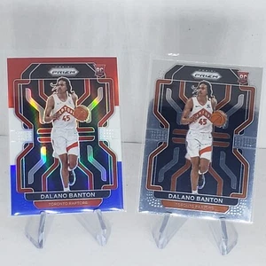 DALANO BANTON 2021 Panini Prizm RWB Prizm SP #328 Rookie + Prizm Base RC Raptors - Picture 1 of 4